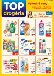TOP Drogéria leták  s platnosťou 1. 6. - 10. 6. 2026 
