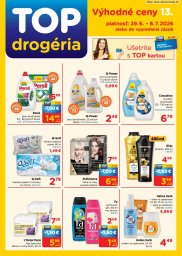 TOP Drogéria leták  s platnosťou 29. 6. - 8. 7. 2026 