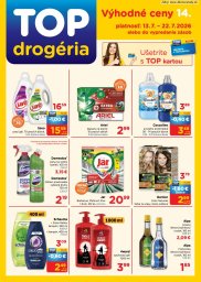 1. strana letáka TOP Drogéria 13. 7. - 22. 7. 2026 